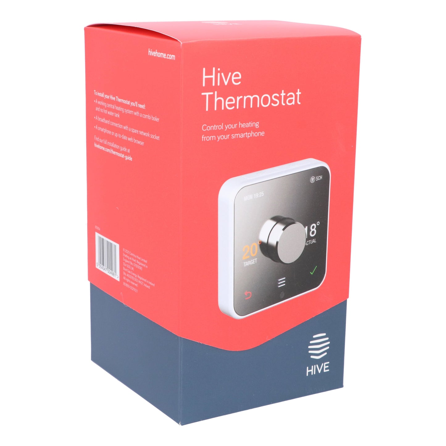 Hive Active Heating V3 Smart Thermostat With Hive Hub (Combi)