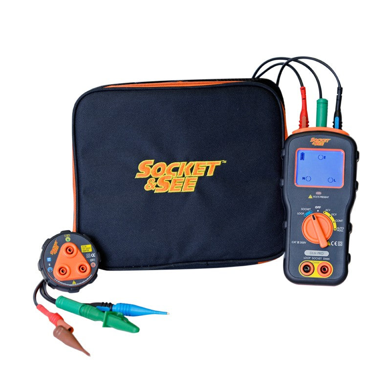 Socket & See DLM Pro Combined DMM, Loop & Socket Tester