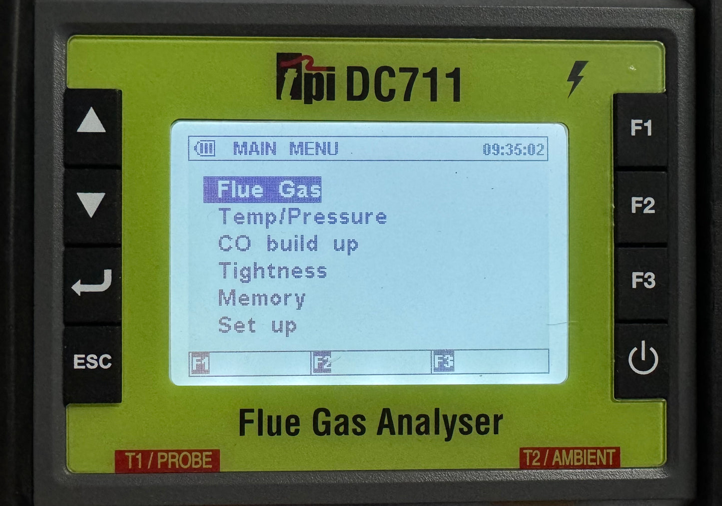 TPI DC711 Flue Gas Analyser With Probe And Charger