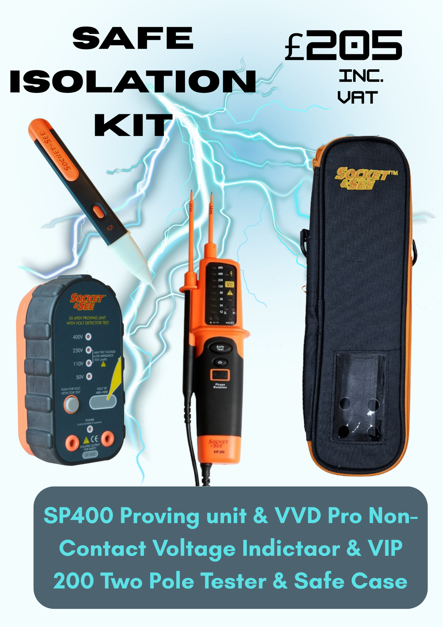 Socket & See Safe Isolation Kit
