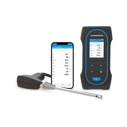 Sauermann Si-CA 030 Flue Gas Analyser With Probe