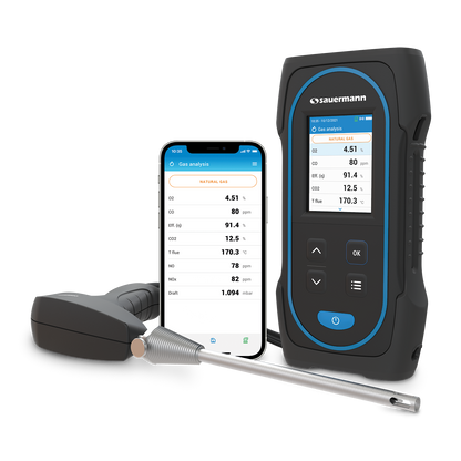 Sauermann Si-CA 030 Flue Gas Analyser With Probe