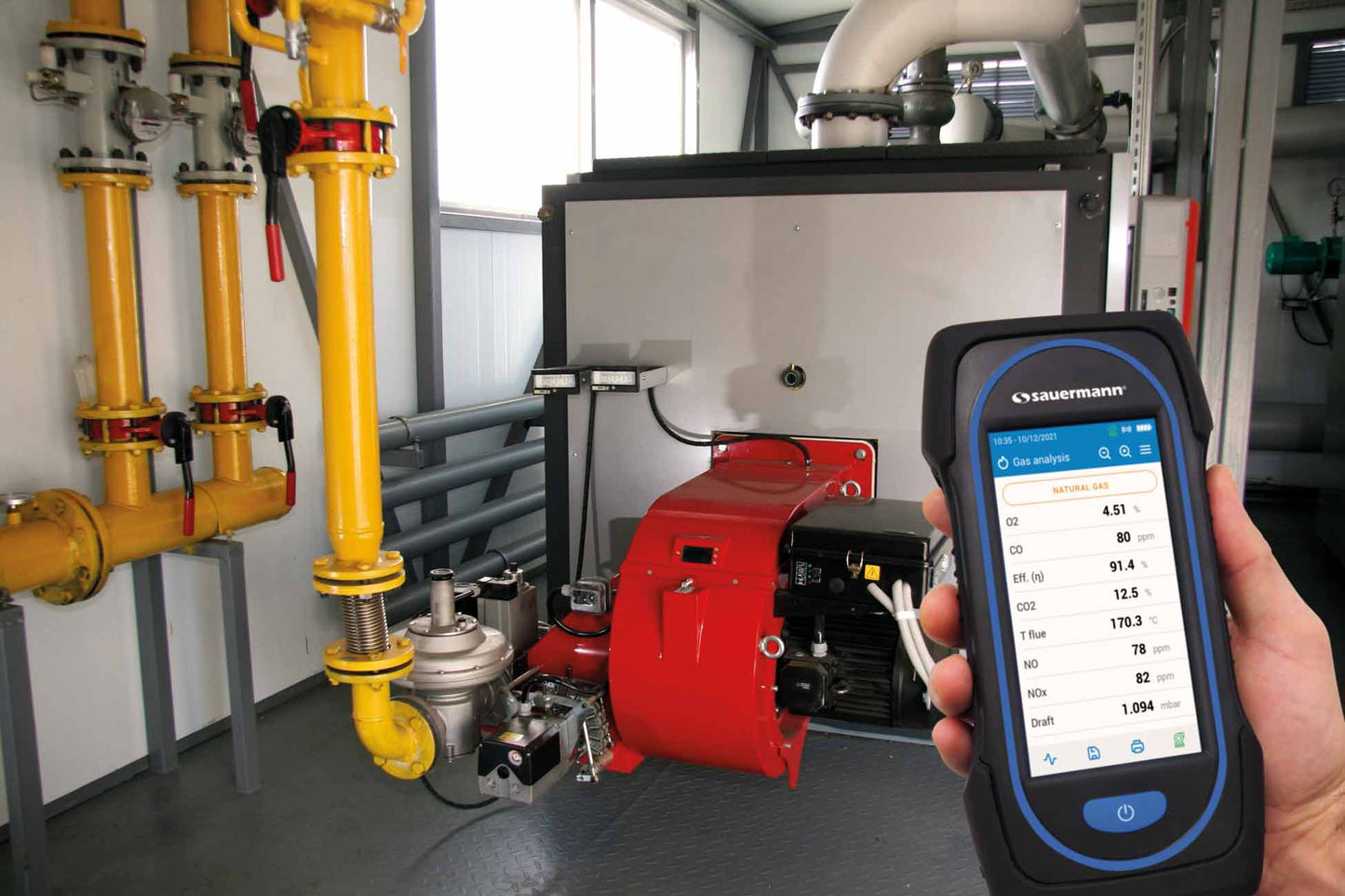 Sauermann Si-CA 130 Touch Screen Flue Gas Analyser