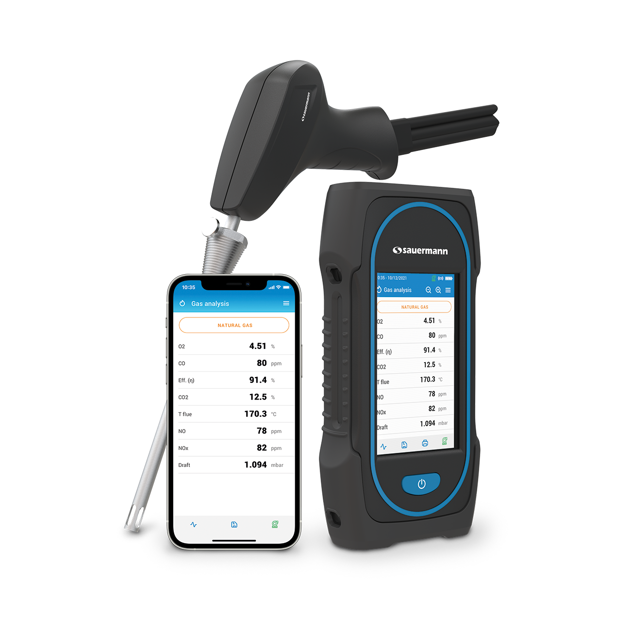 Sauermann Si-CA 130 Touch Screen Flue Gas Analyser