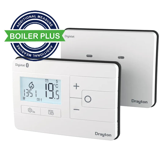 Drayton RF902 Digistat - Dual Channel RF Wireless Programmable Room Thermostat With Opentherm
